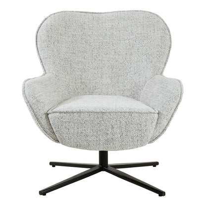 Draaibare fauteuil Sven Bisque Oasis van Livingfurn, B78cm x D86cm x H84cm