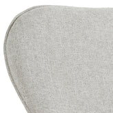 Draaibare fauteuil Sven toffee, B78cm x D86cm x H84cm
