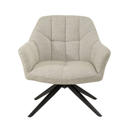 Draaibare fauteuil Tom Sand van Livingfurn, B74cm x D76cm x H79cm
