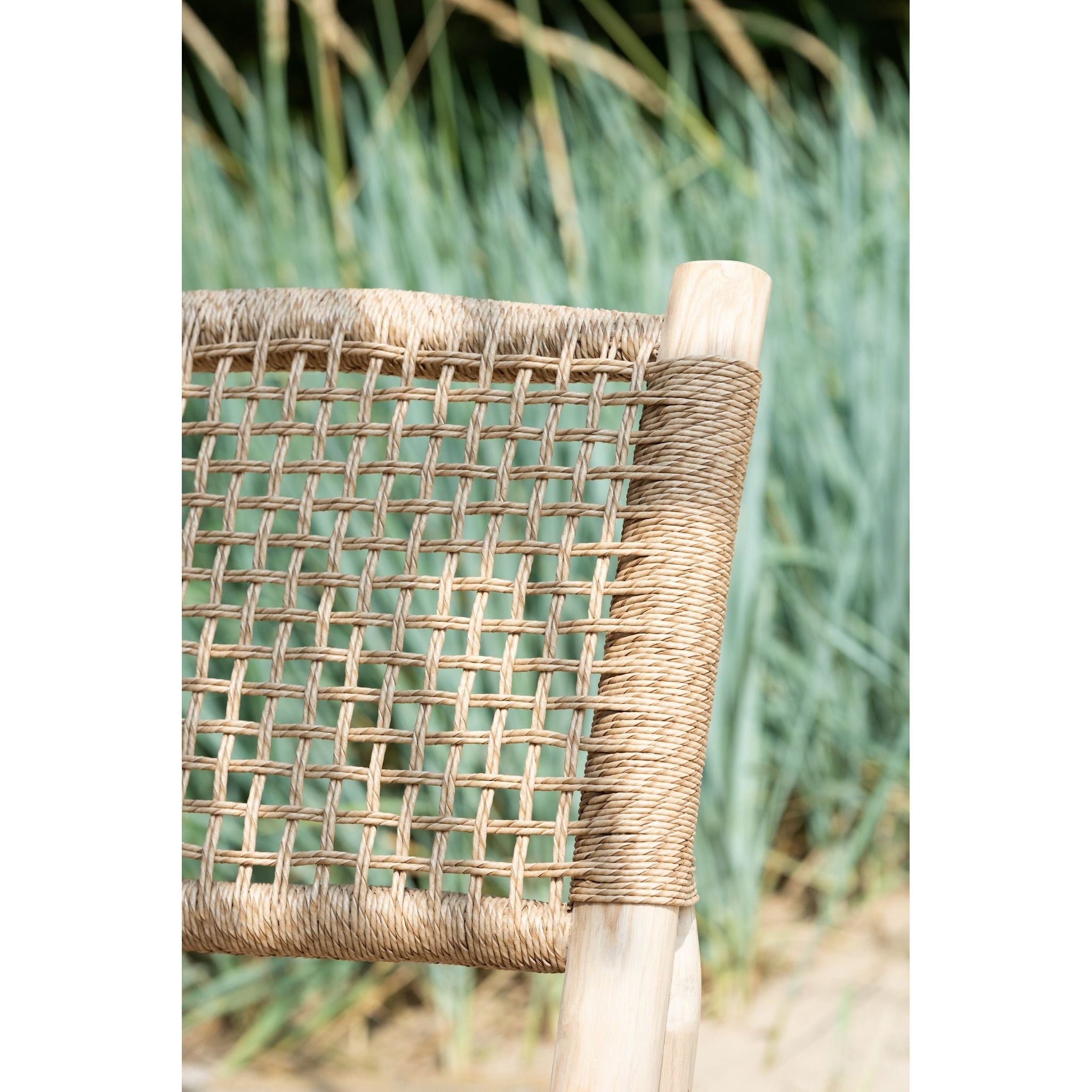 Fauteuil Vita Teakhout/Kunststof Naturel J-Line