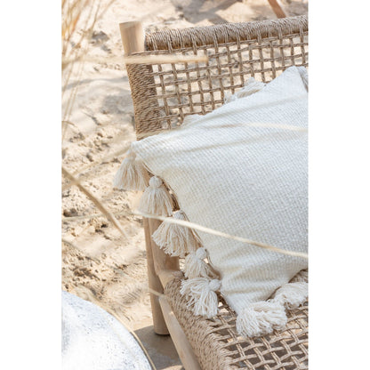 Fauteuil Vita Teakhout/Kunststof Naturel J-Line