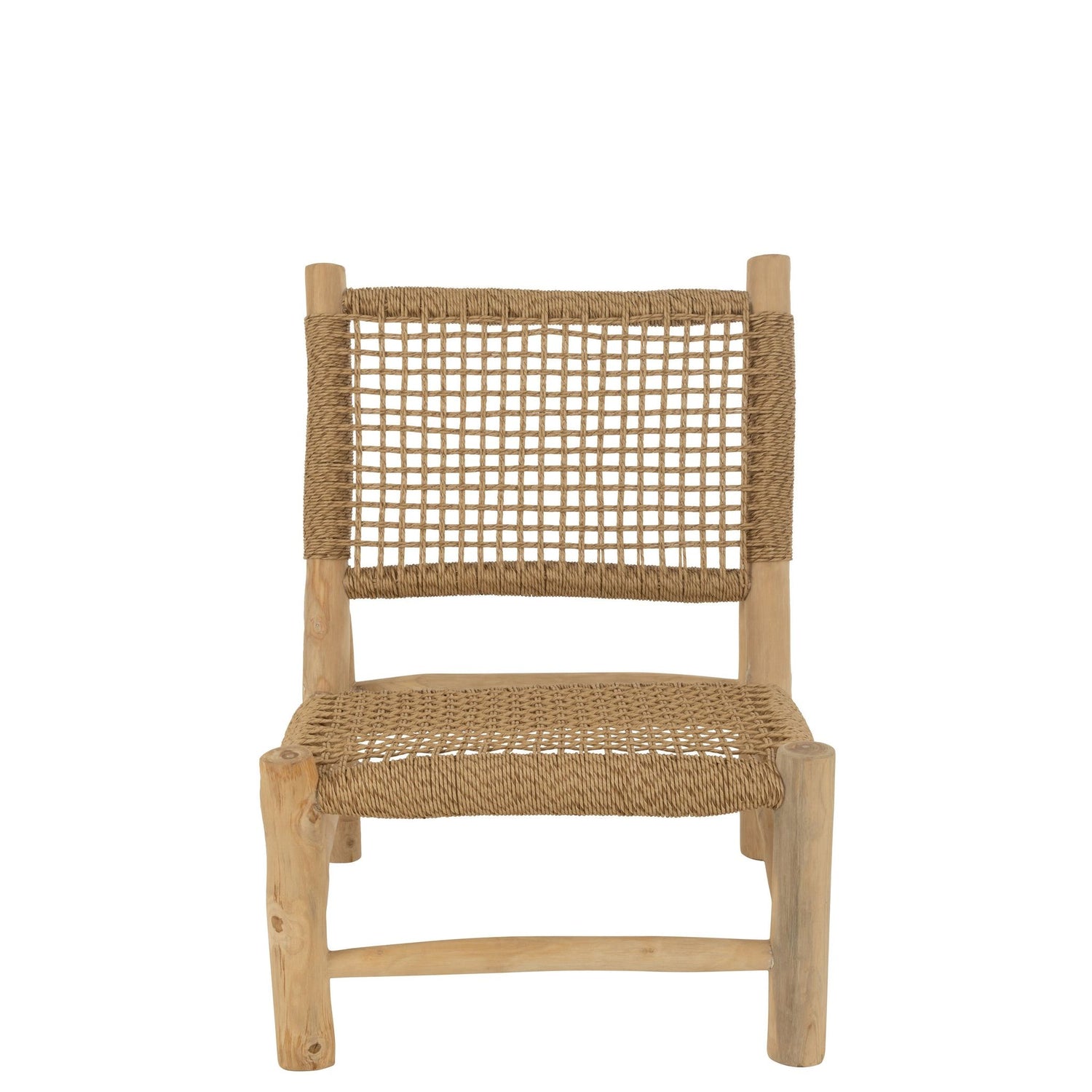 Fauteuil Vita Teakhout/Kunststof Naturel J-Line