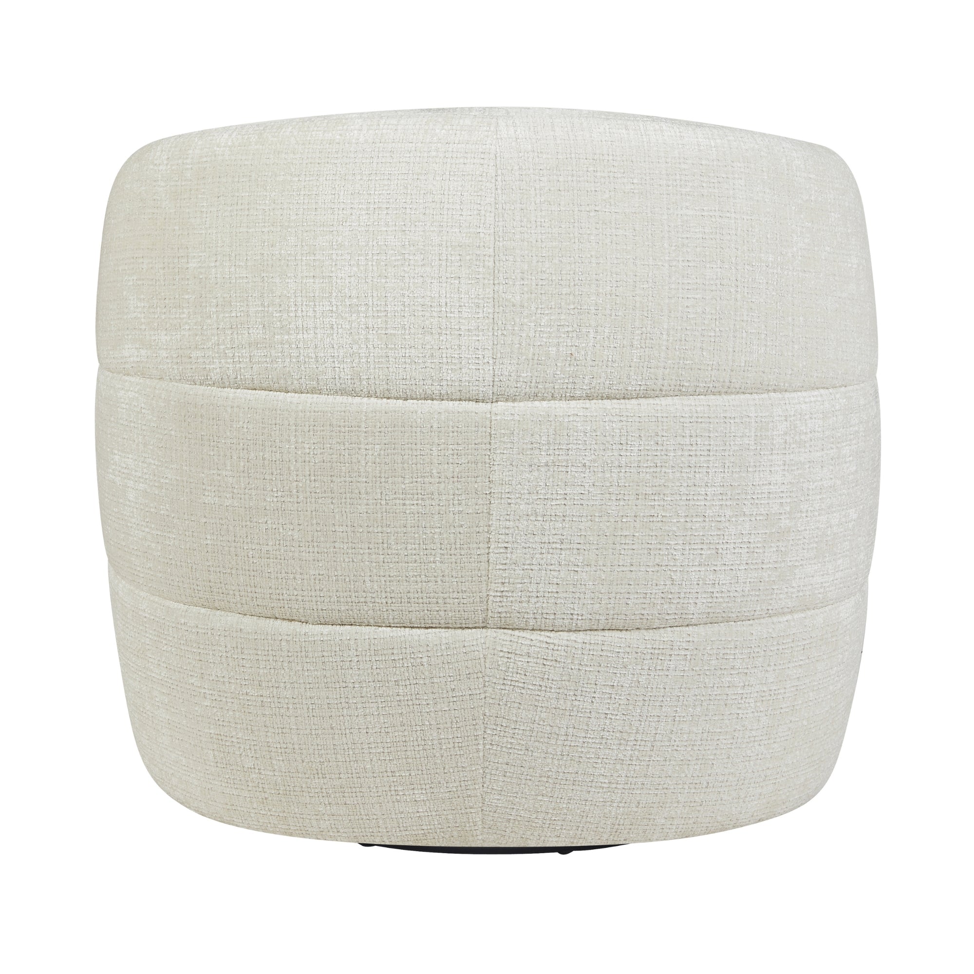 Fauteuil Yara van Starfurn van bovenaf met zicht op de brede zitting en zitdiepte van 56cm