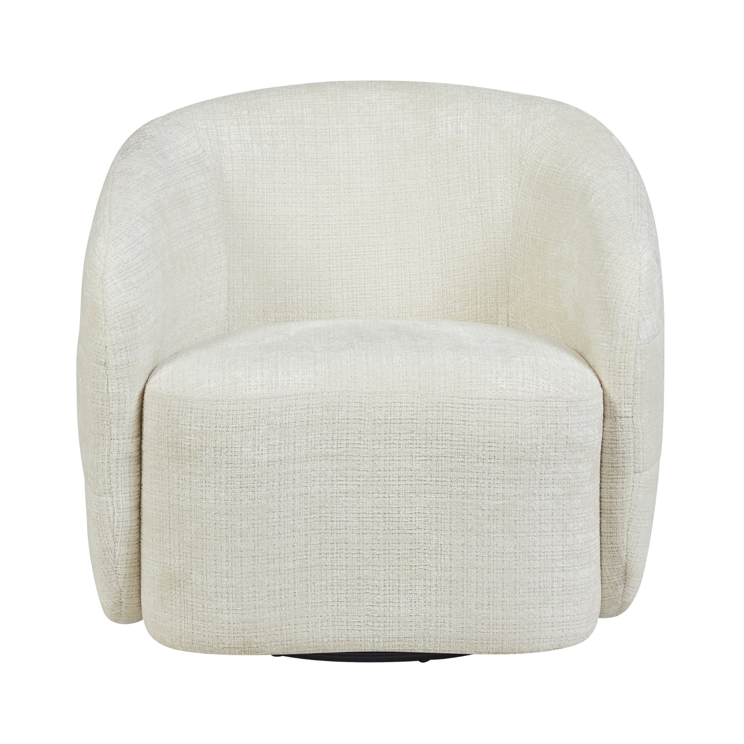 Fauteuil Yara Off White van Starfurn bij een leeshoek met een schemerlamp en een plaid