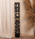 Ferdin Black metal floor lamp shaped holes PTMD , Vloerlamp , PTMD , livinglovely.nl