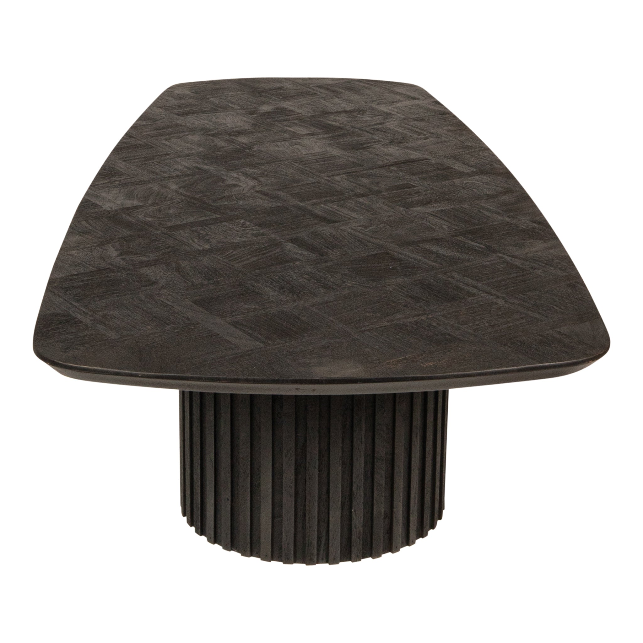 Fieron Black Wooden Coffee Table Double Round Base PTMD - Salontafel - PTMD - livinglovely.nl