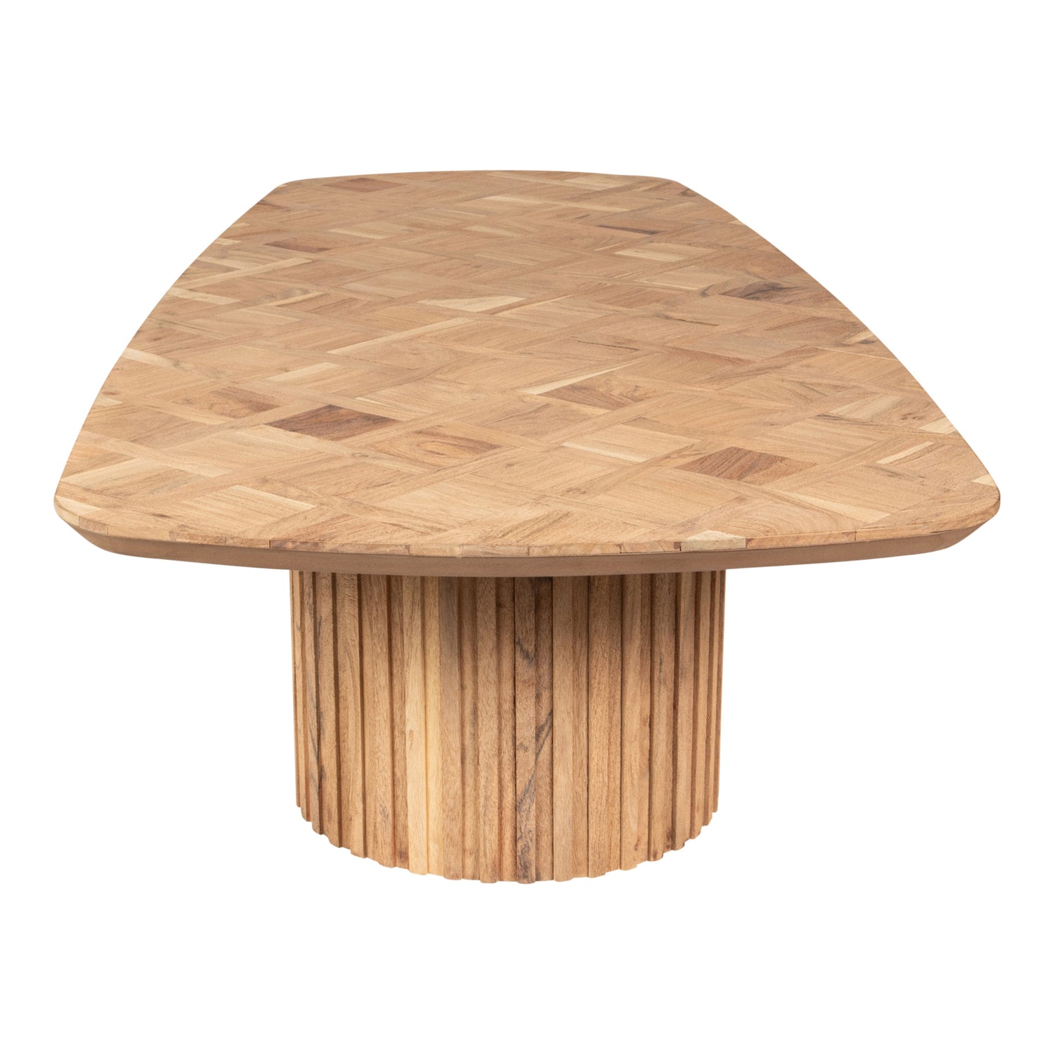 Fieron Natural Wooden Coffee Table Double Rnd Base PTMD - Salontafel - PTMD - livinglovely.nl