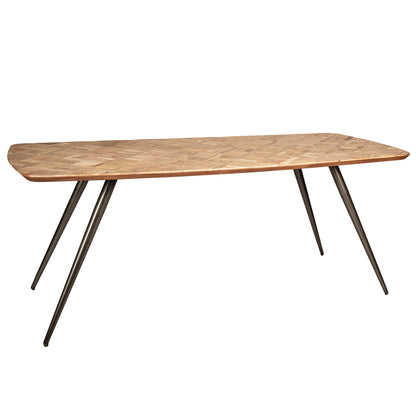 Fieron Naturel Acacia Houten Ovale Eettafel 240cm PTMD - Eetkamertafel - PTMD - livinglovely.nl