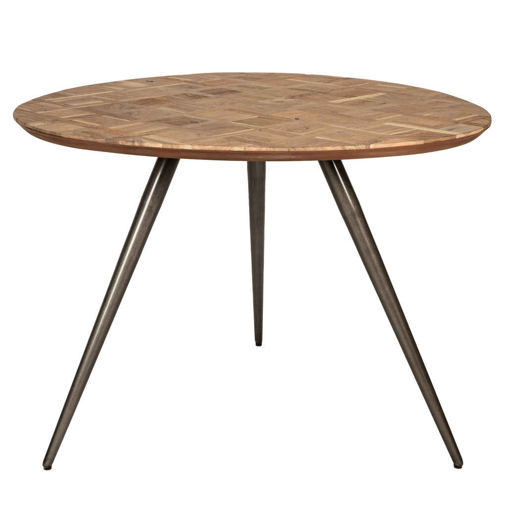 Fieron Ronde Eettafel Acaciahout Naturel PTMD - Eetkamertafel - PTMD - livinglovely.nl