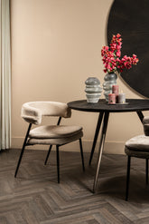 Fieron Ronde Eettafel Acaciahout Naturel PTMD - Eetkamertafel - PTMD - livinglovely.nl