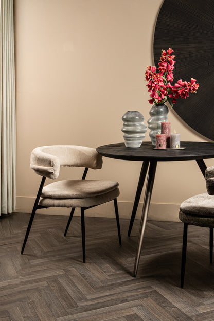 Fieron Ronde Eettafel Acaciahout Naturel PTMD - Eetkamertafel - PTMD - livinglovely.nl