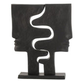 Figuur Gezichten Op Voet Aluminium - Beeld - J-Line - livinglovely.nl
