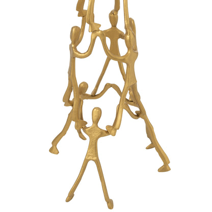 Figuur Tower Aluminium Goud  H147cm J-Line