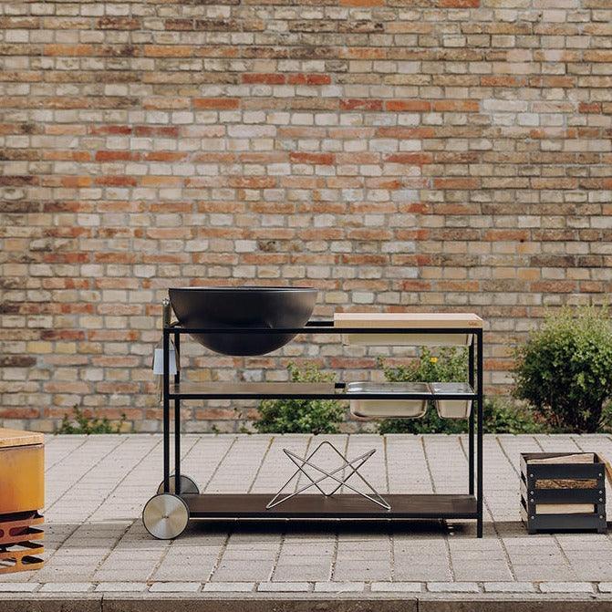 Fire Kitchen Buitenkeuken met Bowl 57 Vuurschaal , BBQ , Höfats , livinglovely.nl