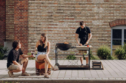 Fire Kitchen Buitenkeuken met Bowl 57 Vuurschaal , BBQ , Höfats , livinglovely.nl