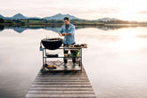 Fire Kitchen Buitenkeuken met Bowl 70 Vuurschaal , BBQ , Höfats , livinglovely.nl