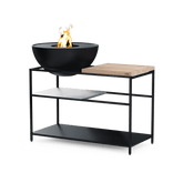 Fire Kitchen Buitenkeuken met Bowl 70 Vuurschaal , BBQ , Höfats , livinglovely.nl