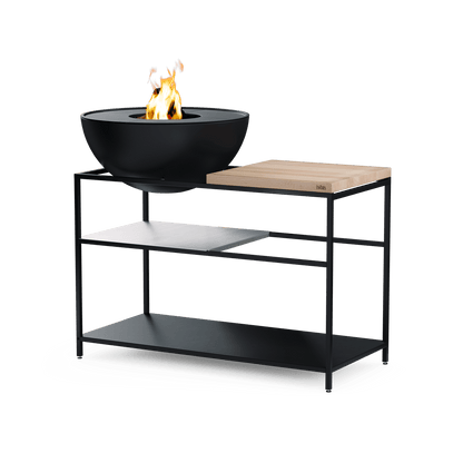 Fire Kitchen Buitenkeuken met Bowl 70 Vuurschaal , BBQ , Höfats , livinglovely.nl