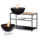 Fire Kitchen Buitenkeuken met Bowl 70 Vuurschaal , BBQ , Höfats , livinglovely.nl