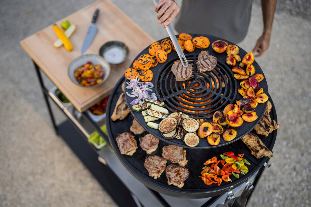 Fire Kitchen Buitenkeuken met Bowl 70 Vuurschaal , BBQ , Höfats , livinglovely.nl