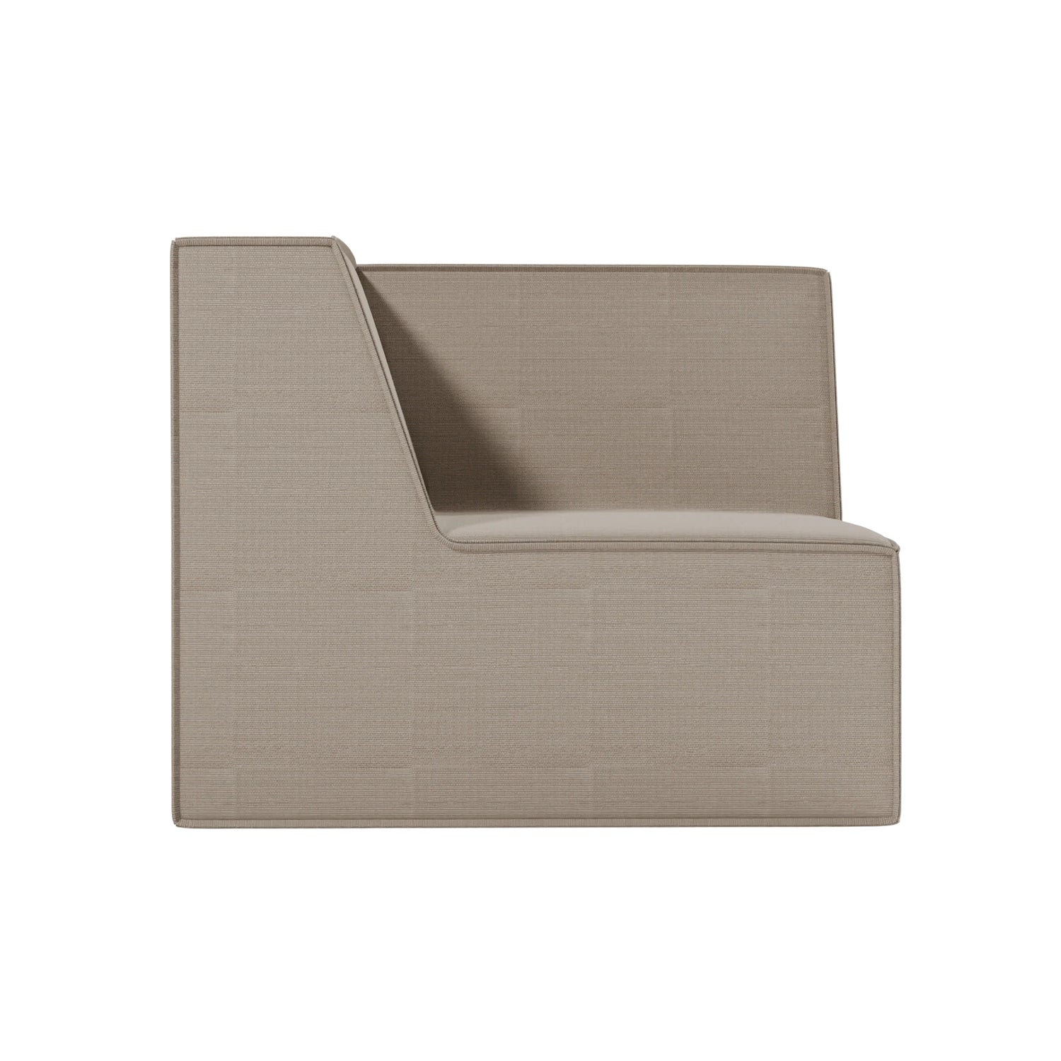 Fixed Corner Boho Taupe - Laui Lounge™ - Outdoor bank - Laui Lounge - livinglovely.nl