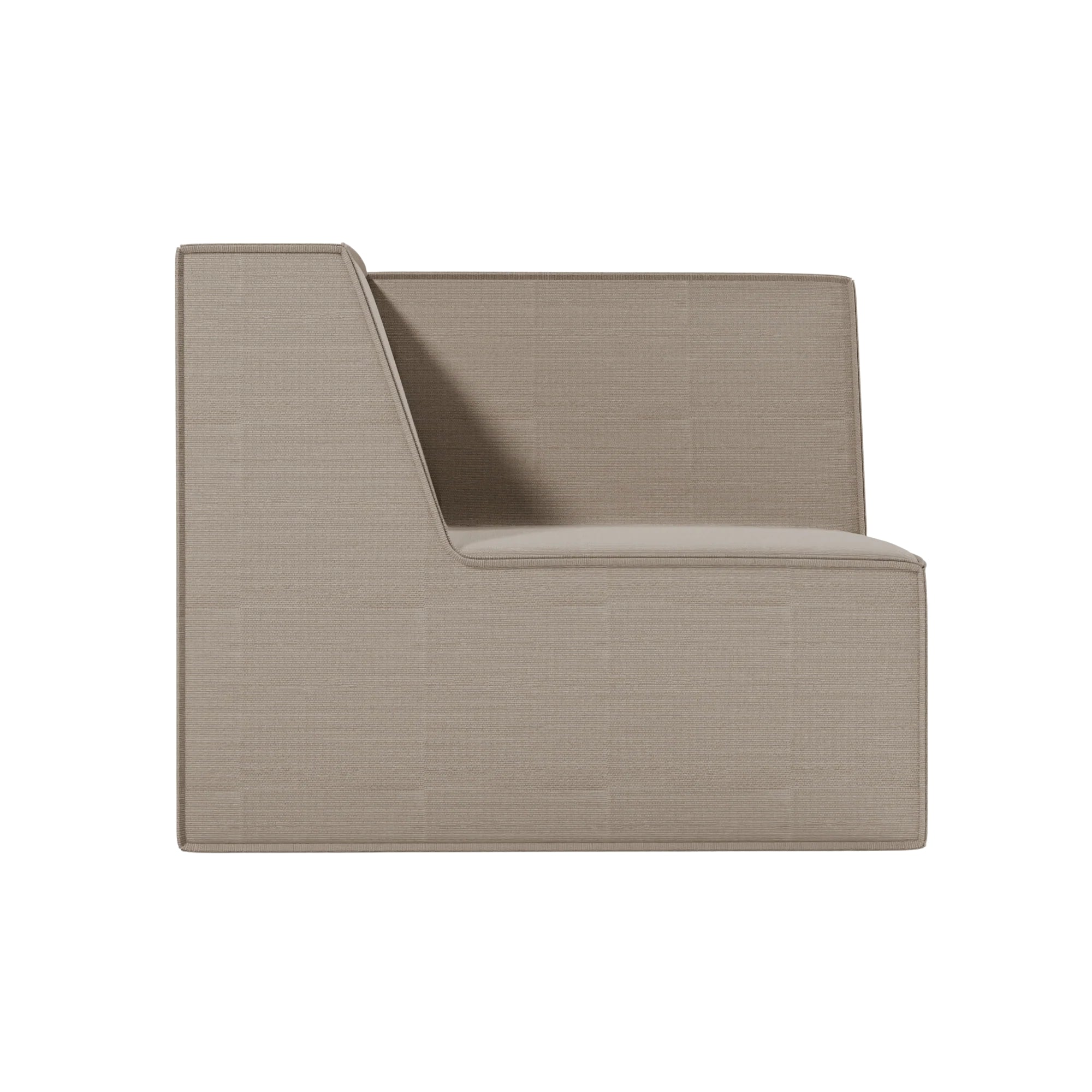 Fixed Corner Boho Taupe - Laui Lounge™ - Outdoor bank - Laui Lounge - livinglovely.nl