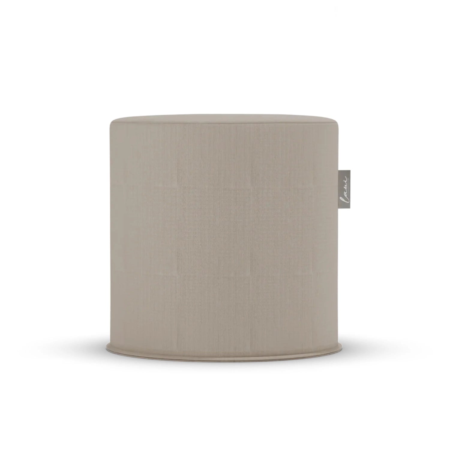 Fixed Round Pouf 44 Boho Taupe - Laui Lounge™ - Poef - Laui Lounge - livinglovely.nl