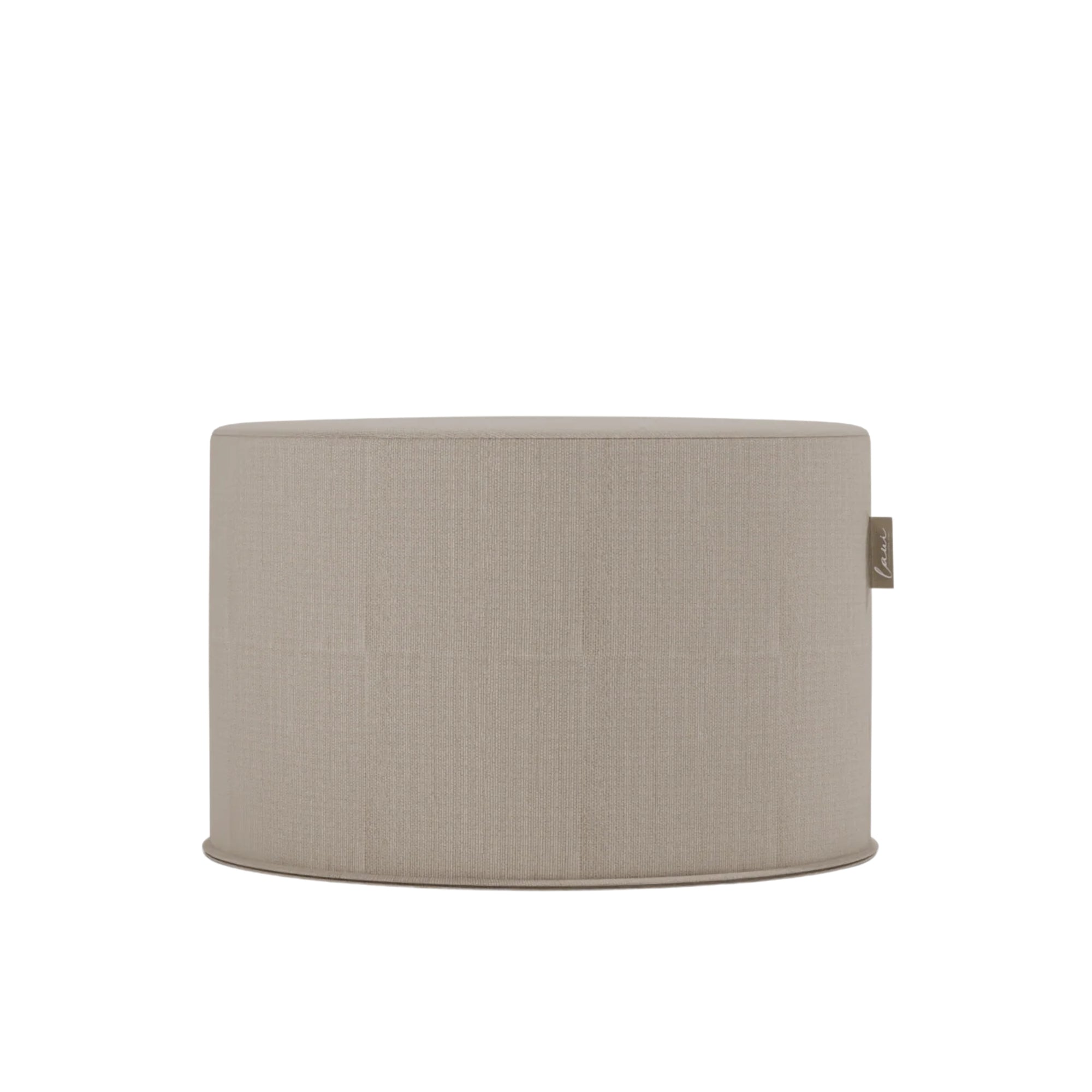 Fixed Round Pouf 68 Boho Taupe - Laui Lounge™ - Poef - Laui Lounge - livinglovely.nl
