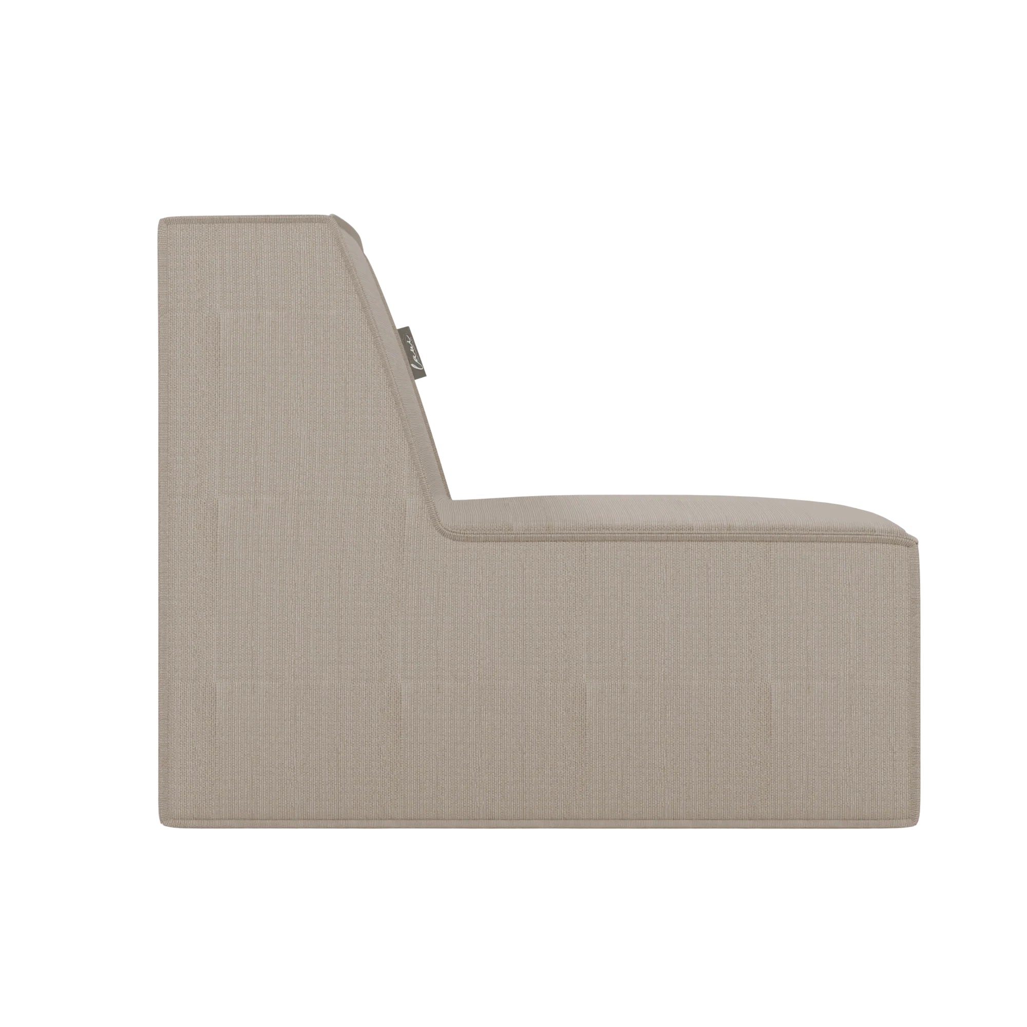 Fixed Seat Boho Taupe - Laui Lounge™ - Outdoor bank - Laui Lounge - livinglovely.nl