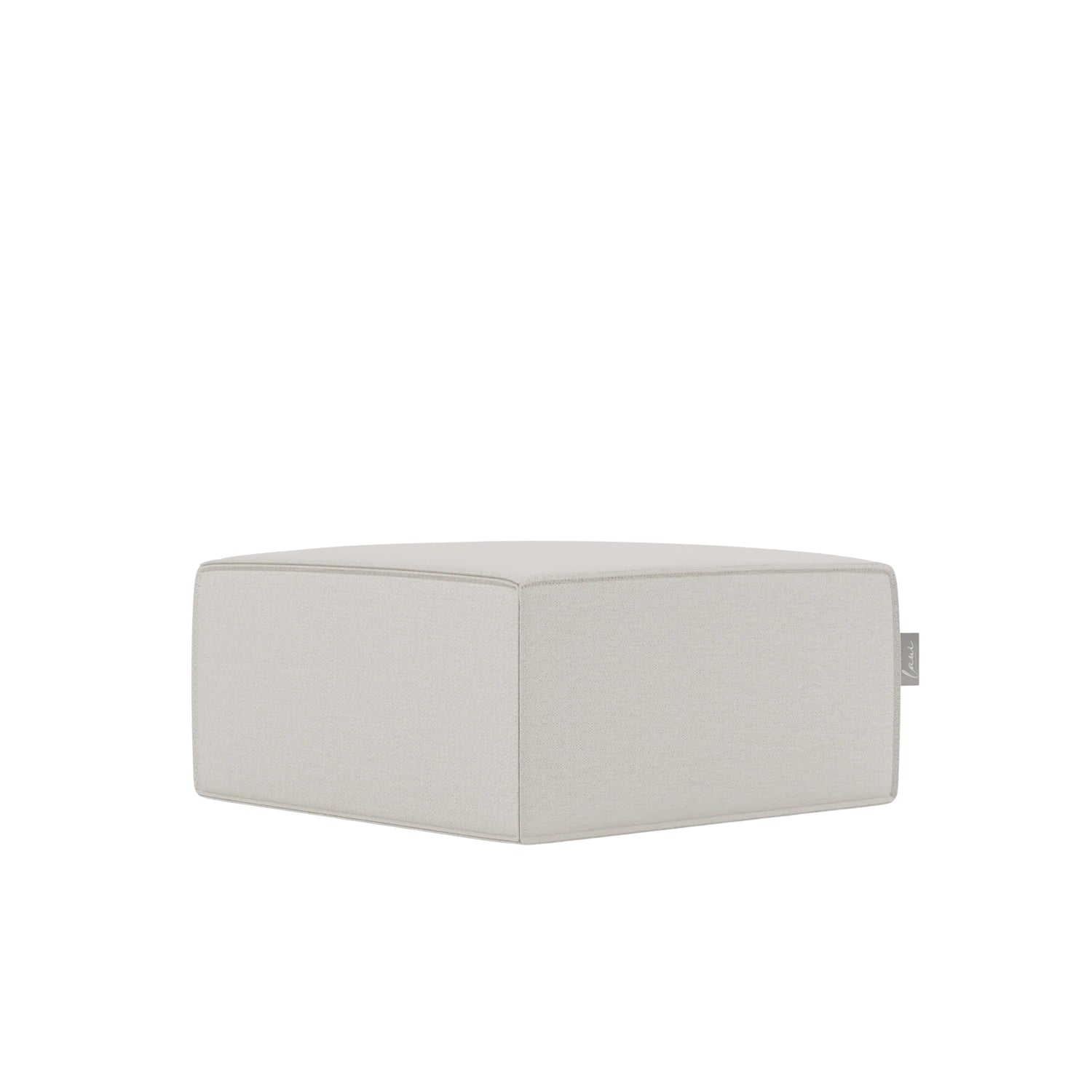Fixed Square Pouf Boho Beige - Laui Lounge™ - Poef - Laui Lounge - livinglovely.nl