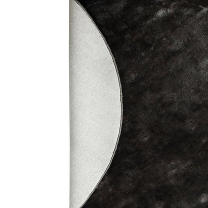 Flavia Black Vloerkleed Rond Ø160cm PTMD - Vloerkleed - PTMD - livinglovely.nl