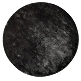 Flavia Black Vloerkleed Rond Ø350cm PTMD - Vloerkleed - PTMD - livinglovely.nl