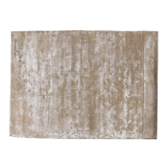 Flavia Taupe Viscise Handwoven Carpet XL 400x500cm , Vloerkleed , PTMD , livinglovely.nl