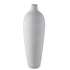 Flesvaas Cavinn Extra Large van PTMD, witte keramische vloervaas van 70cm hoog