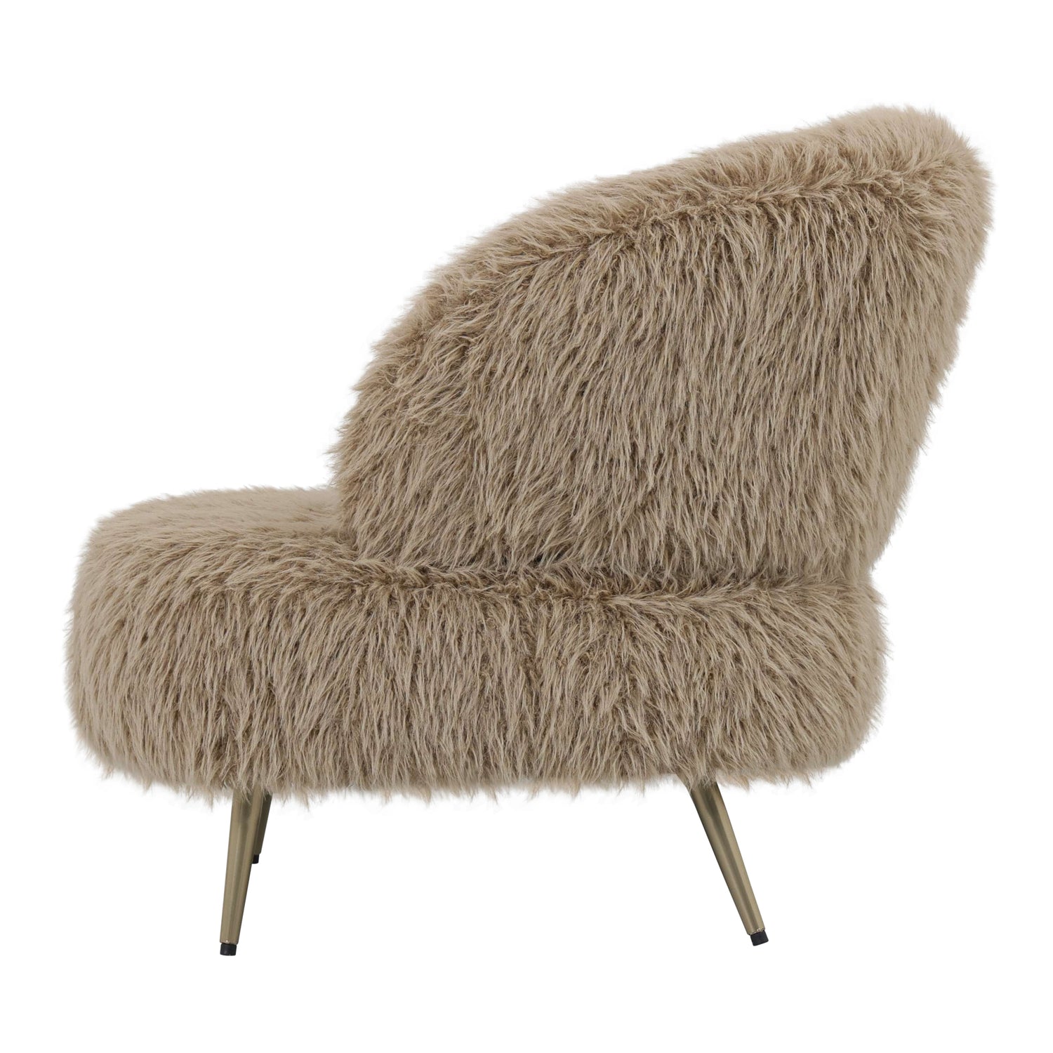 Franklyn Brown Fauteuil Hair PTMD - Fauteuil - PTMD - livinglovely.nl