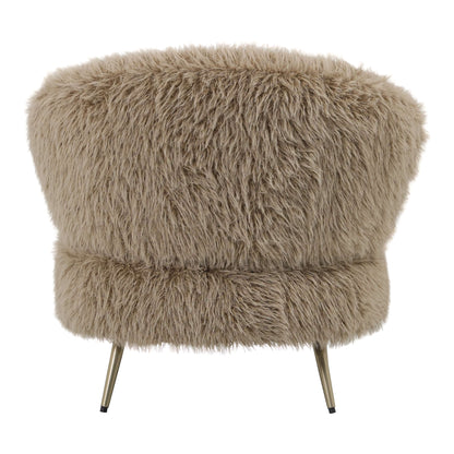 Franklyn Brown Fauteuil Hair PTMD - Fauteuil - PTMD - livinglovely.nl
