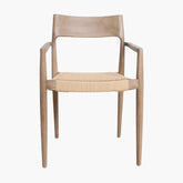 Freya Terrasstoel met Armleuning Naturel Raw Materials - Terrasstoel - Raw Materials - livinglovely.nl