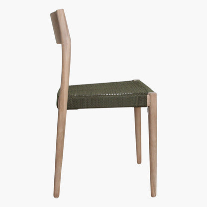 Freya Terrasstoel zonder Armleuning Donker Groen Raw Materials - Terrasstoel - Raw Materials - livinglovely.nl