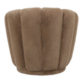 Furia Mocca Fauteuil Fur PTMD - Fauteuil - PTMD - livinglovely.nl