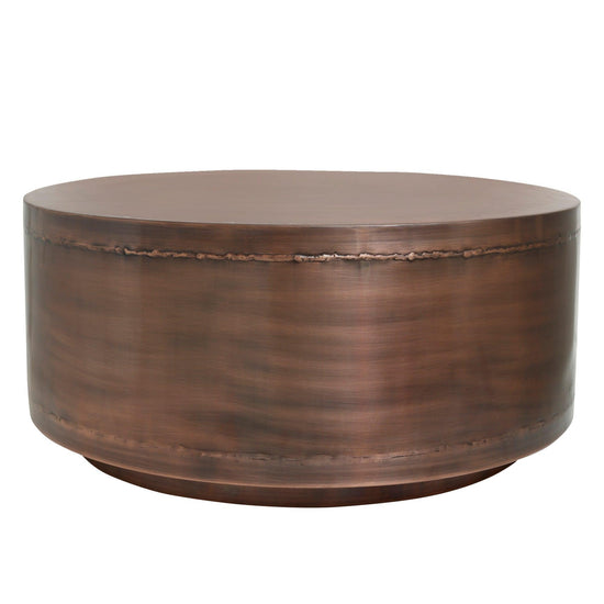 Georgy Copper Iron Side Table Round set van 2 PTMD , Salontafel , PTMD , livinglovely.nl