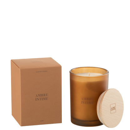 Geurkaars Accords Essentiels Ambre Intime 38 Uur