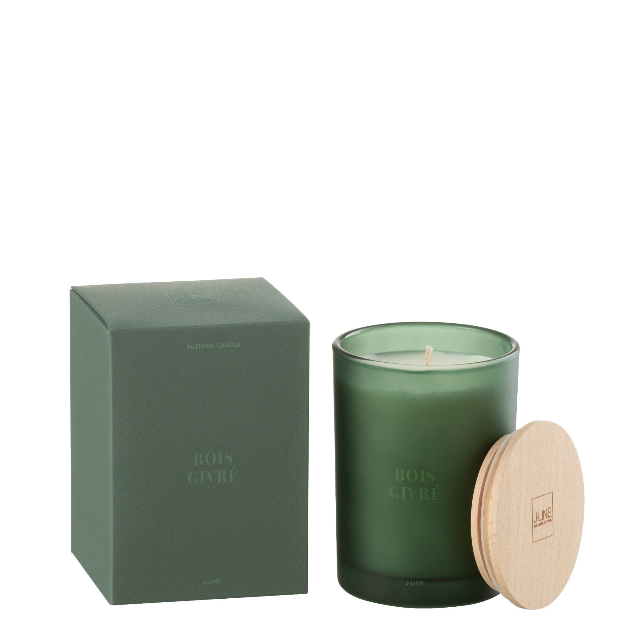 Geurkaars Accords Essentiels Bois Givré 38 Uur - Geurkaars - J-Line - livinglovely.nl