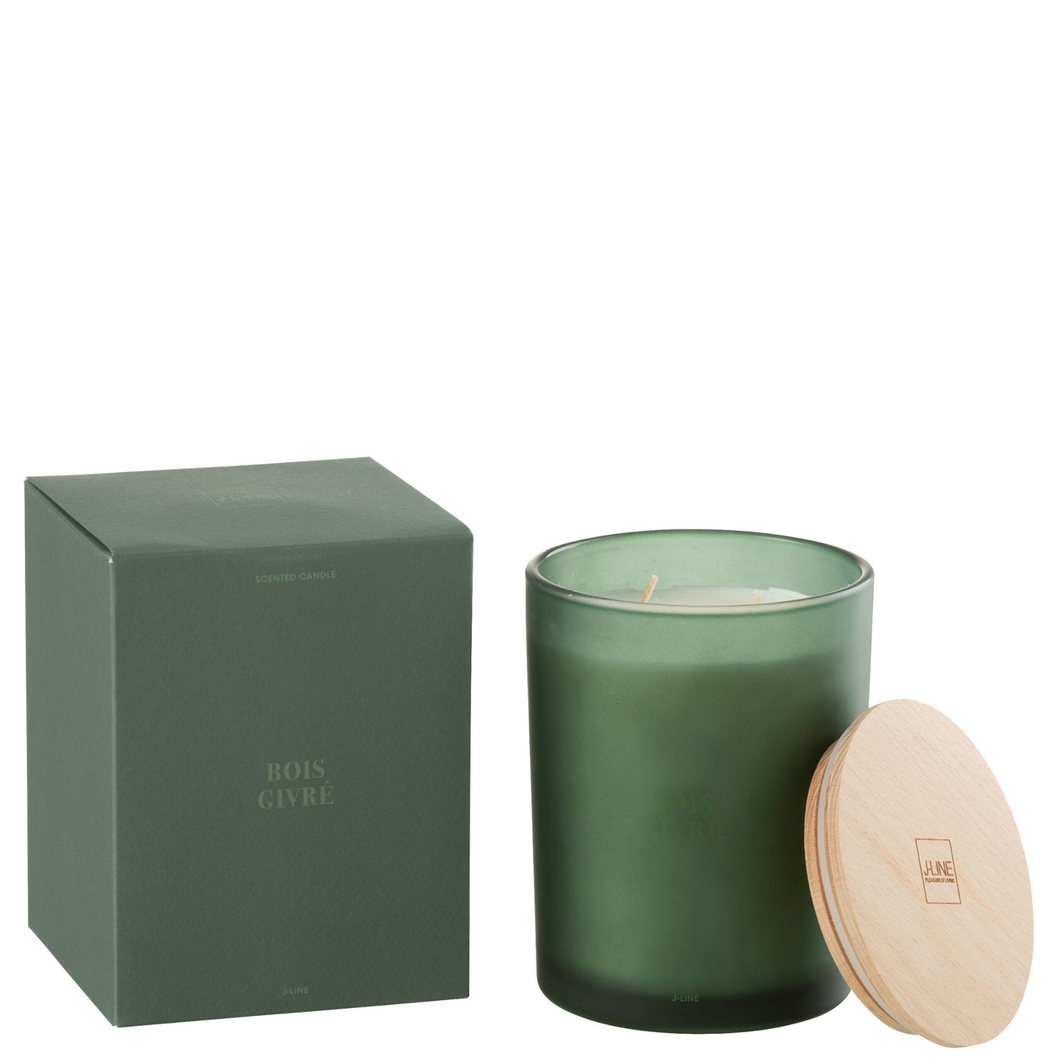 Geurkaars Accords Essentiels Bois Givré 52 Uur - Geurkaars - J-Line - livinglovely.nl