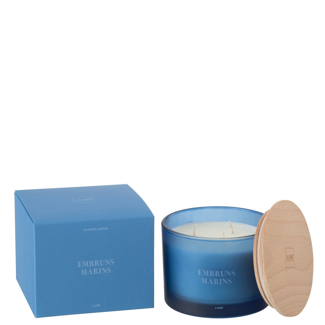 Geurkaars Accords Essentiels Embruns Marins 28 Uur - Geurkaars - J-Line - livinglovely.nl