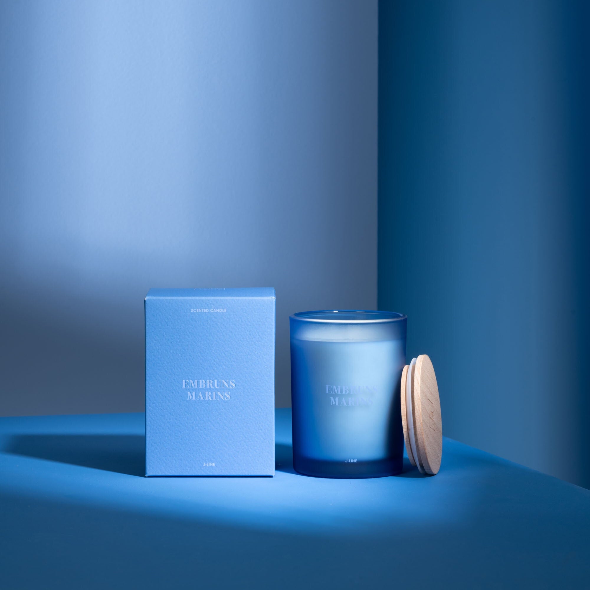 Geurkaars Accords Essentiels Embruns Marins 38 Uur - Geurkaars - J-Line - livinglovely.nl