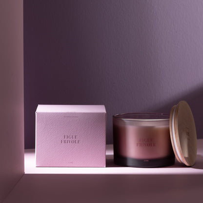 Geurkaars Accords Essentiels Figue Frivole 28 Uur - Geurkaars - J-Line - livinglovely.nl