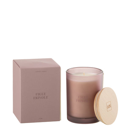 Geurkaars Accords Essentiels Figue Frivole 38 Uur - Geurkaars - J-Line - livinglovely.nl