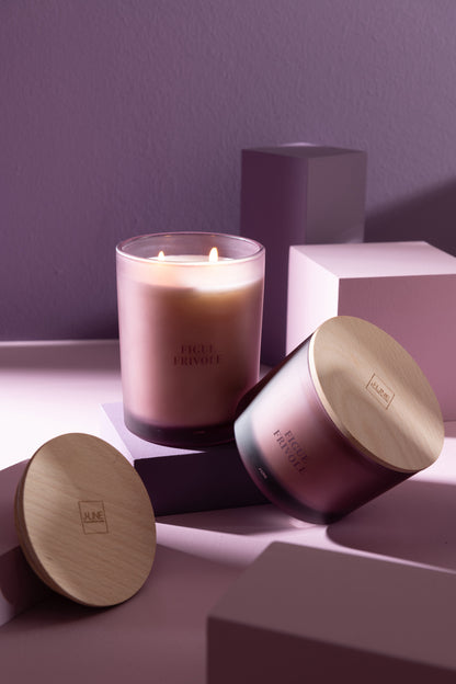 Geurkaars Accords Essentiels Figue Frivole 52 Uur - Geurkaars - J-Line - livinglovely.nl