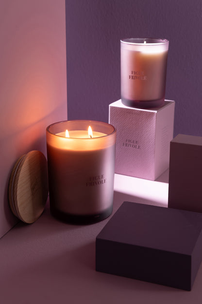 Geurkaars Accords Essentiels Figue Frivole 52 Uur - Geurkaars - J-Line - livinglovely.nl