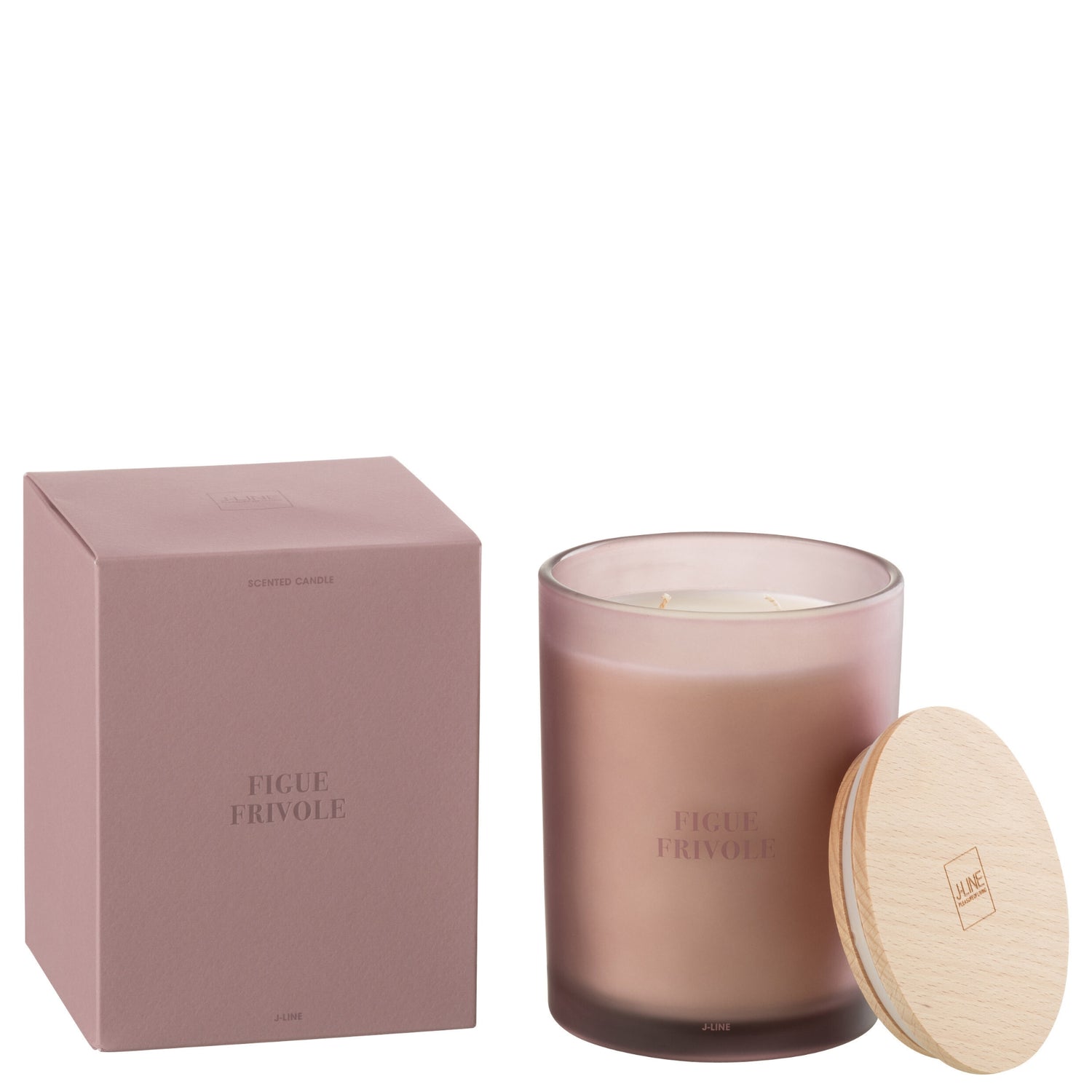 Geurkaars Accords Essentiels Figue Frivole 52 Uur - Geurkaars - J-Line - livinglovely.nl